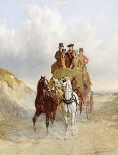 The Royal Mail Coach on the Road by John Frederick Herring Senior