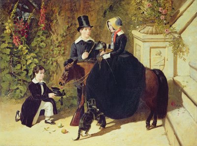 The Shooting Party by John Frederick Herring Snr