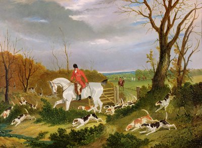 The Suffolk Hunt - Going to Cover near Herringswell by John Frederick Herring Senior