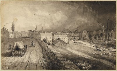 Connecticut Mill Town by John Frederick Kensett