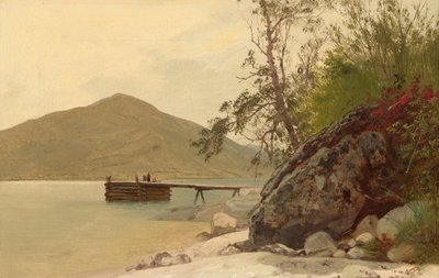 Landing at Sabbath Day Point by John Frederick Kensett