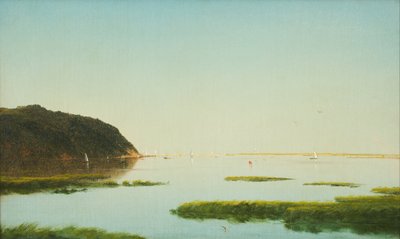 View of the Shrewsbury River, New Jersey by John Frederick Kensett