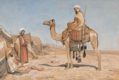 A Bedouin Encampment; or, Bedouin Arabs by John Frederick Lewis