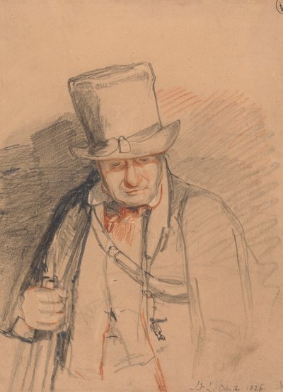 A Head Keeper, Windsor Castle, 1826 by John Frederick Lewis
