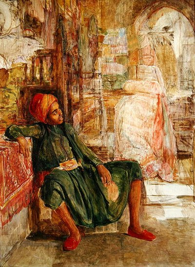 Ebdul Hadi, A Portrait Study by John Frederick Lewis