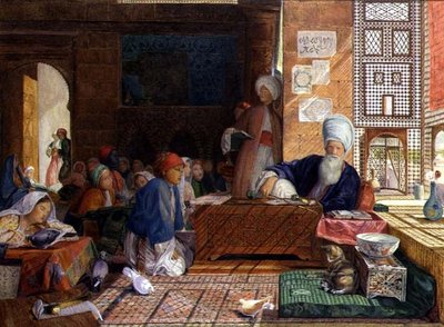 Interior of a School, Cairo by John Frederick Lewis