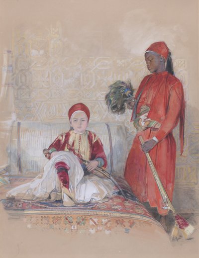 Iskander Bey and his Servant by John Frederick Lewis