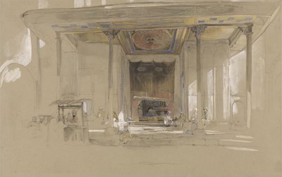 Main Entrance of the Great Mosque (Ulucami) Bursa, Turkey, c.1840 by John Frederick Lewis