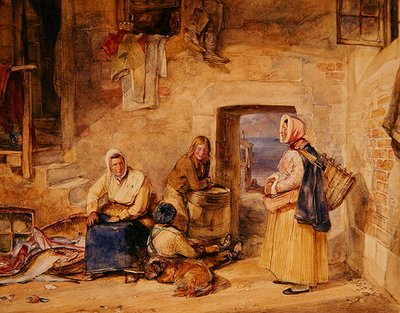 Newhaven Fisherwomen, Edinburgh, c.1831-32 by John Frederick Lewis