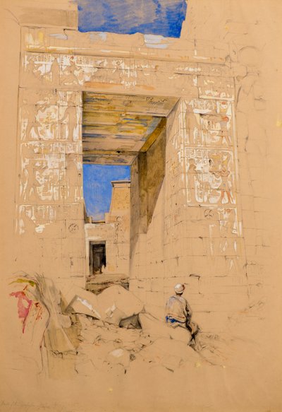 Part of the Propylon of Philae by John Frederick Lewis
