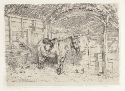 Stable Scene by John Frederick Lewis