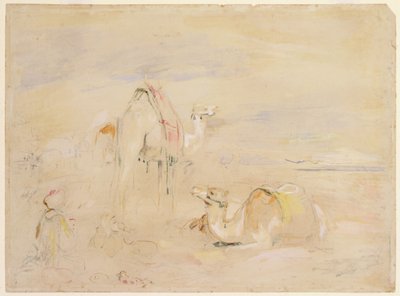 Study for a Halt in the Desert by John Frederick Lewis