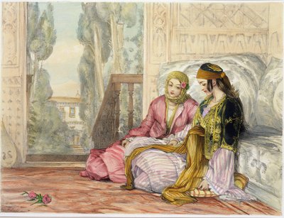 The Harem, Plate 1 from 
