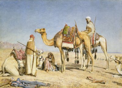 The Noonday Halt by John Frederick Lewis