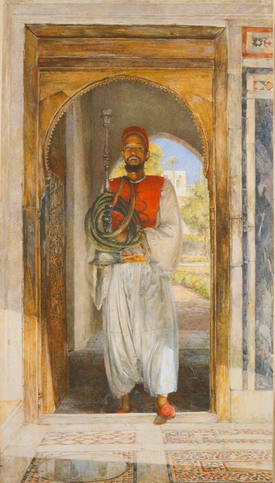 The Pipe Bearer, 1859 by John Frederick Lewis