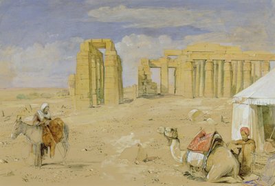 The Ramesseum at Thebes by John Frederick Lewis