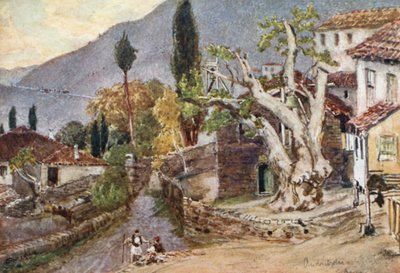 Andritsaena. The Resting-Place for the Temple of Apollo at Bassae by John Fulleylove