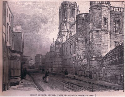 Christchurch, Oxford, from St Aldate