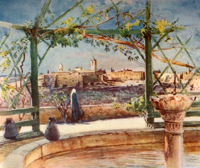 Church of the Nativity at Bethlehem from a Garden on the Opposite Hill, 1902 by John Fulleylove