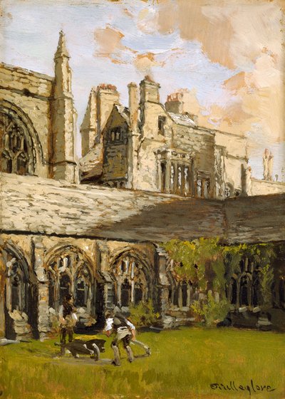 Cloisters at New College, Oxford, late 19th century by John Fulleylove
