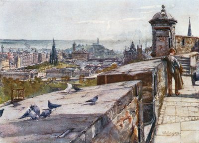 Edinburgh from the Castle by John Fulleylove