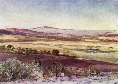 Mount Hermon from the Slopes of Tabor by John Fulleylove