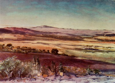 Mount Hermon from the Slopes of Tabor by John Fulleylove