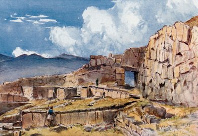 Mycenae, showing the Site of the Famous Discoveries of Schliemann by John Fulleylove