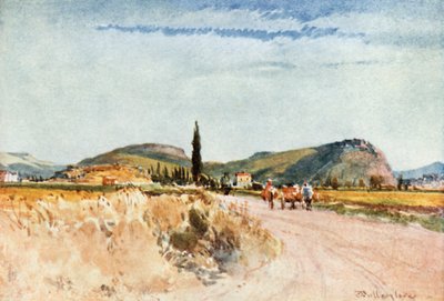 Nauplia and Tiryns from the Road to Argos by John Fulleylove