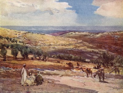 On the Road from Jerusalem to Bethany by John Fulleylove