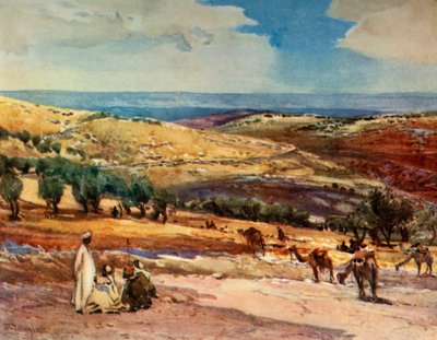 On the Road from Jerusalem to Bethany, 1902 by John Fulleylove