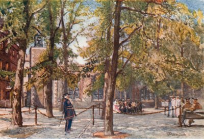 Place of Execution within the Enclosure of the Tower by John Fulleylove