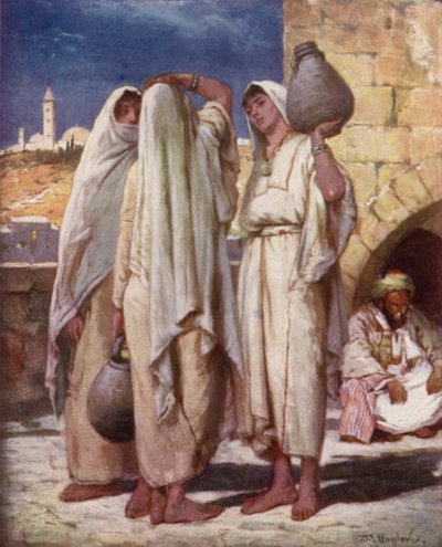Syrian Women at a Fountain by John Fulleylove