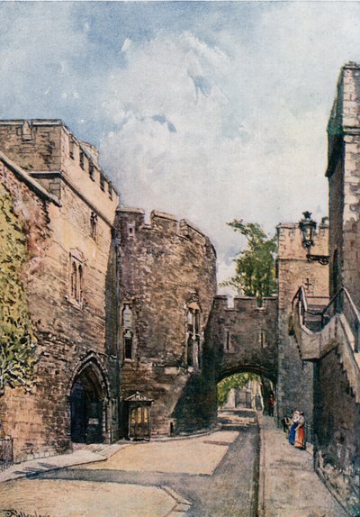 The Bloody Tower and Jewel House (Wakefield Tower), Looking East by John Fulleylove