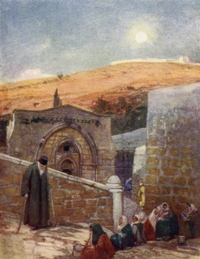 The Chapel of the Tomb of the Virgin at the Foot of the Mount of Olives by John Fulleylove