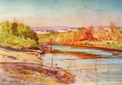 The Ford of the Jordan Near Jericho by John Fulleylove