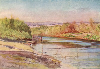 The Ford of the Jordan, near Jericho by John Fulleylove