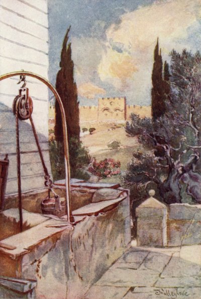 The Golden Gate, from the Garden of Gethsemane by John Fulleylove