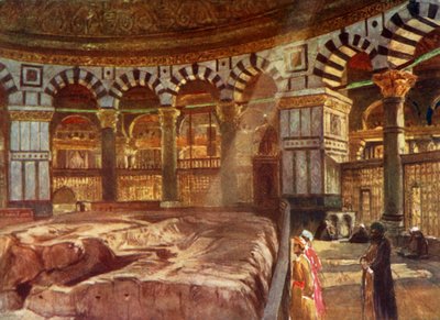 The Holy Rock Beneath the Dome of the Rock by John Fulleylove