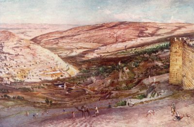 The Meeting of the Valleys of Hinnom and Jehoshaphat from the Eastern Point of the Walls of Zion by John Fulleylove