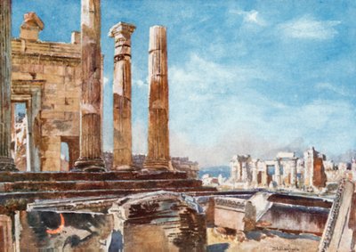 The Northern Portico of the Erechtheum by John Fulleylove