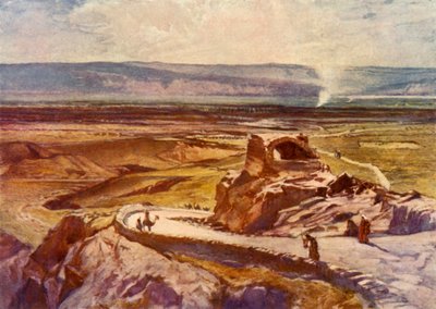 The Plain of Jericho Looking Towards the Mountains of Moab by John Fulleylove