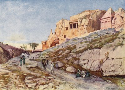 The Rock-cut Tombs of the Valley of Jehoshaphat by John Fulleylove