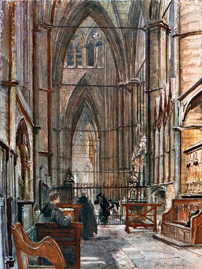 The South Ambulatory, Looking West Down the South Choir Aisle by John Fulleylove