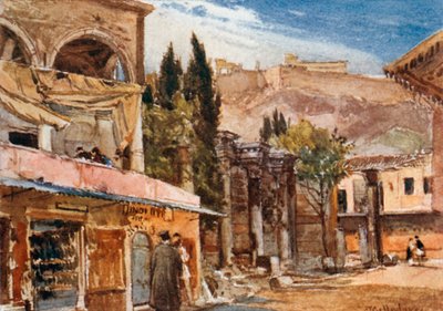 The Stoa of Hadrian by John Fulleylove