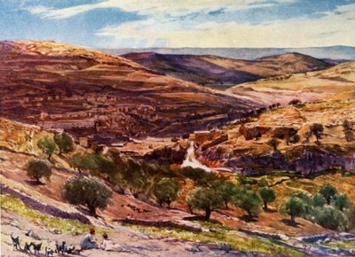 The Valley of Hinnom with the Hill of Offence by John Fulleylove
