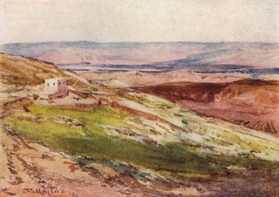 The Valley of the Jordan, from the Mount of Olives by John Fulleylove