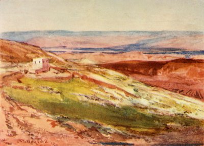 The Valley of the Jordan from the Mount of Olives by John Fulleylove