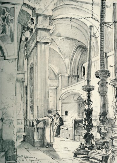 The Vestibule of the Church of the Holy Sepulchre, 1902 by John Fulleylove