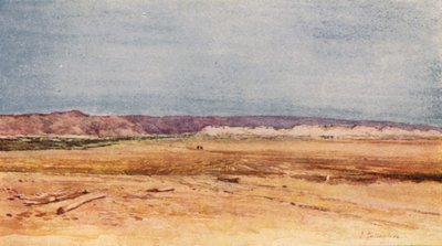 The Western Shore of the Dead Sea by John Fulleylove